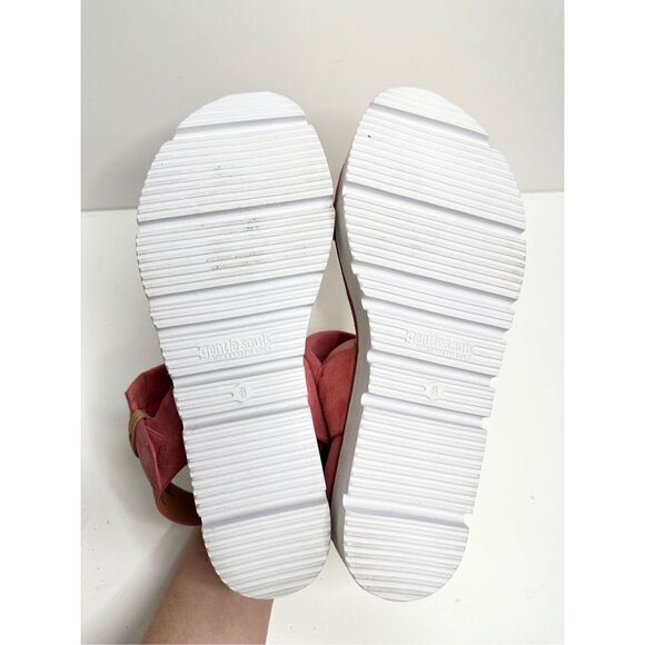 Kenneth Cole Sandals Womens Size 8 Pink Puff Leather Upper Platform‎ - Picture 9 of 9